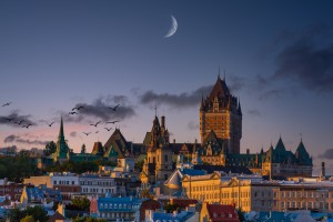 Quebec City in Blue Evening Light